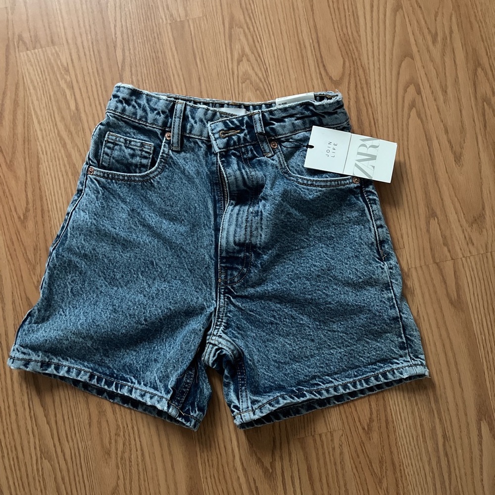 Zara mom shorts